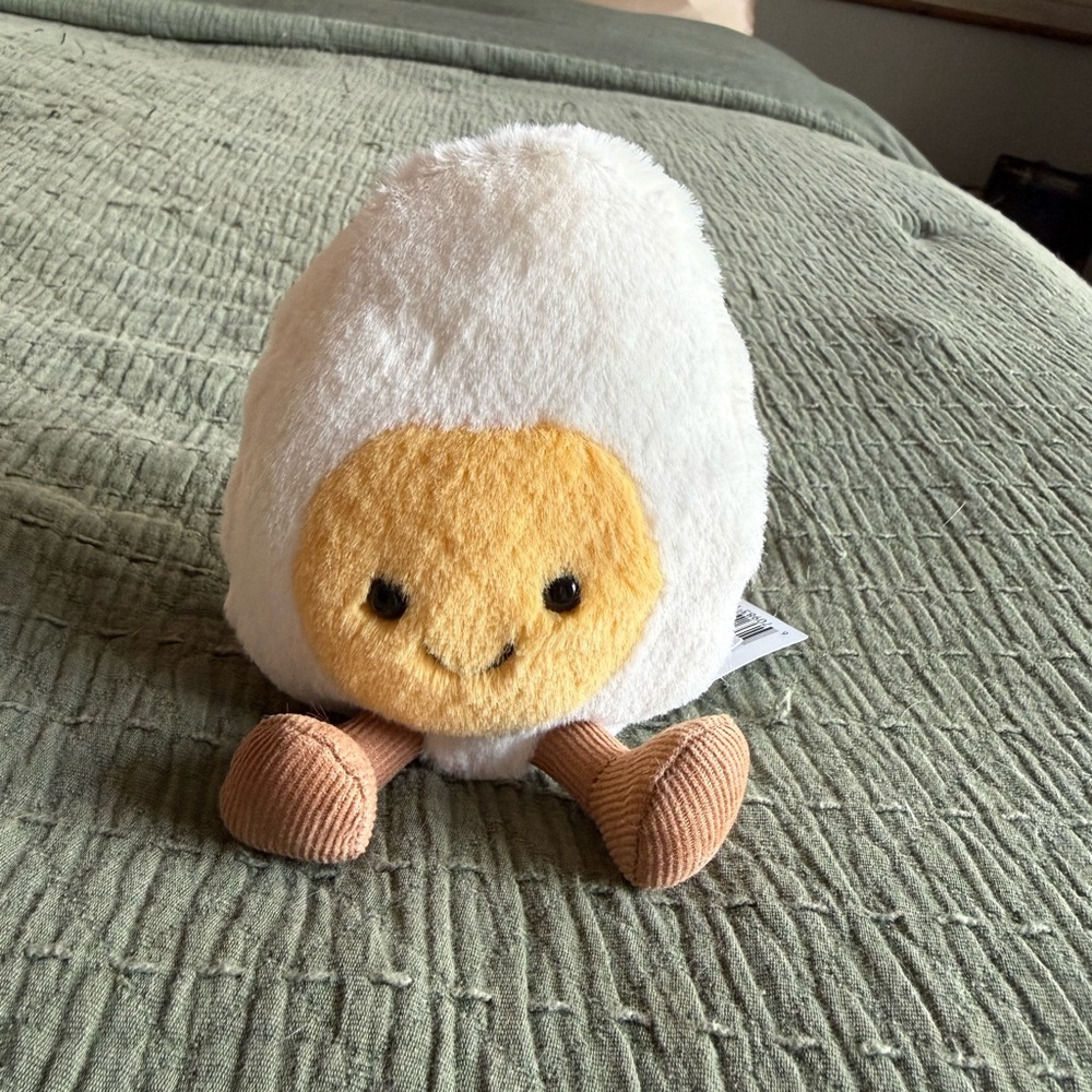 JellyCat amusables happy boiled egg